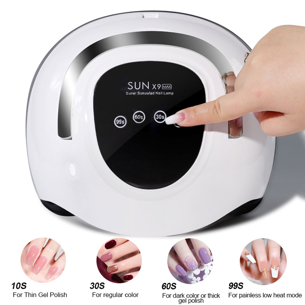 UV nail lamp with timers