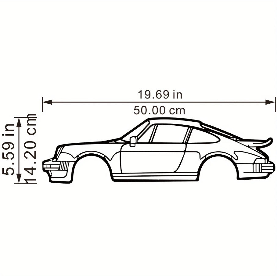 metal sports car wall art