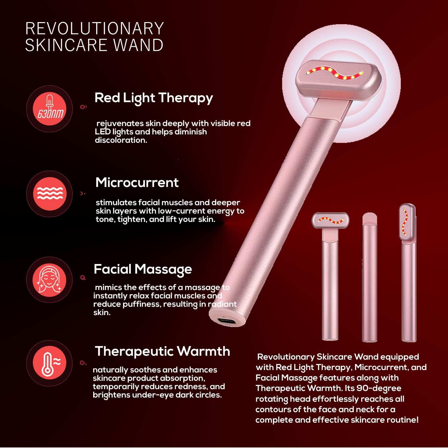 4 in 1 LED Facial Massager....