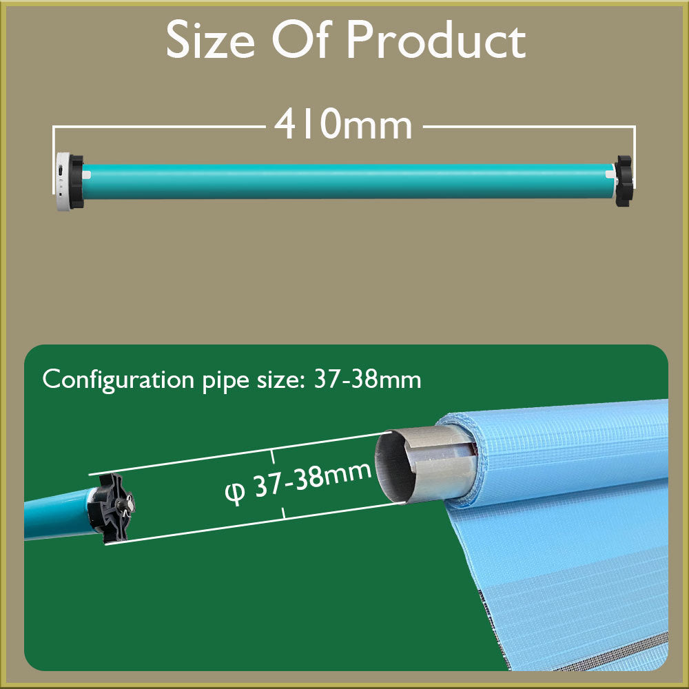 Smart Electric Curtain Motor For 38MM Aluminum Tube