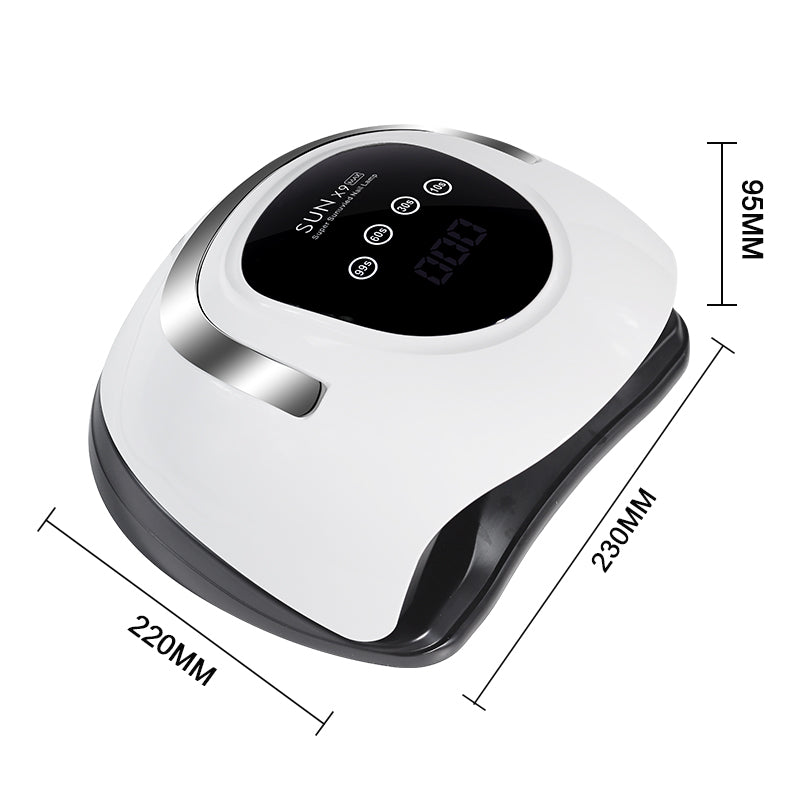 UV nail lamp with timers