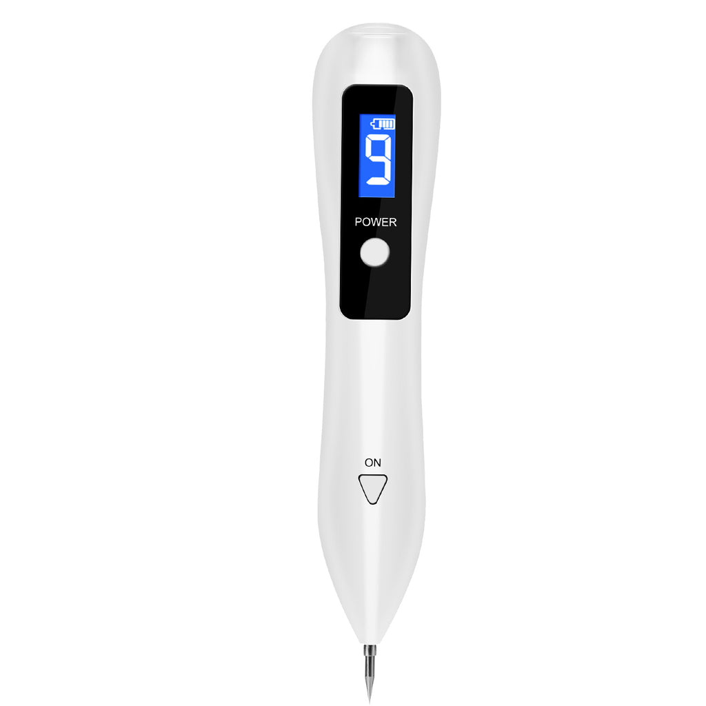 1Pc Skin Tag Repair Kit Portable Beauty Equipment Multi-Level With Home Usage USB Charging LCD Level Adjustable 6 Replaceable Needles