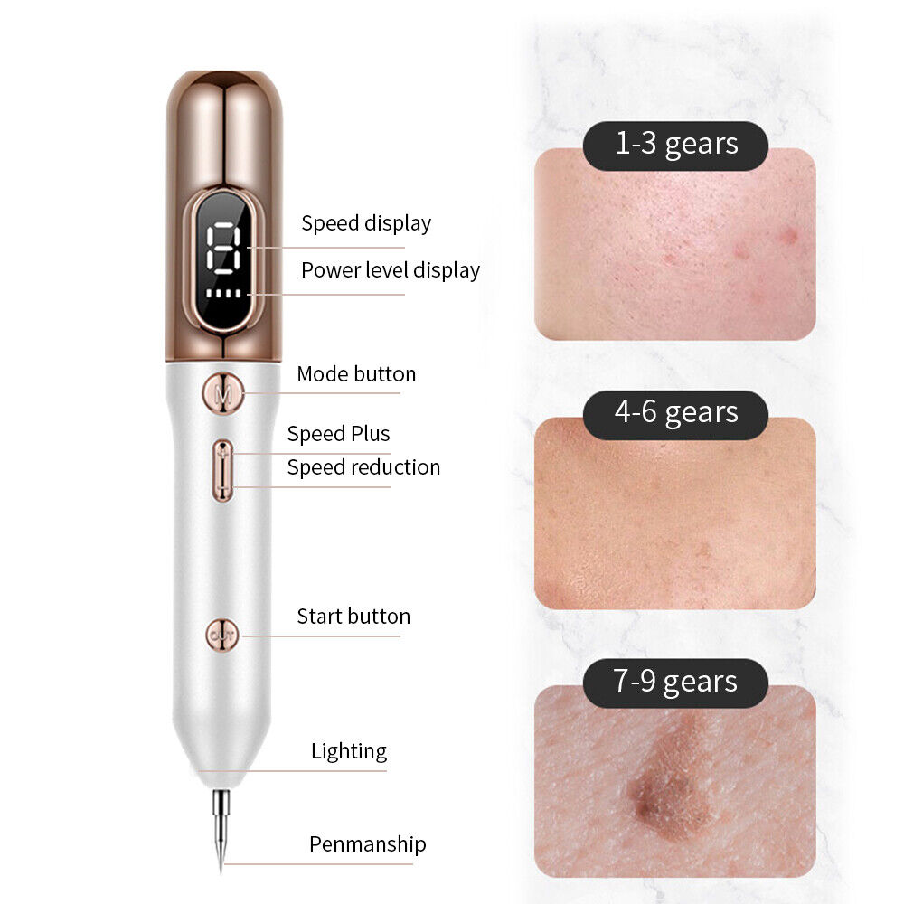 Plasma Skin Care Pen Adjustable Beauty Device with 9 Intensity Levels