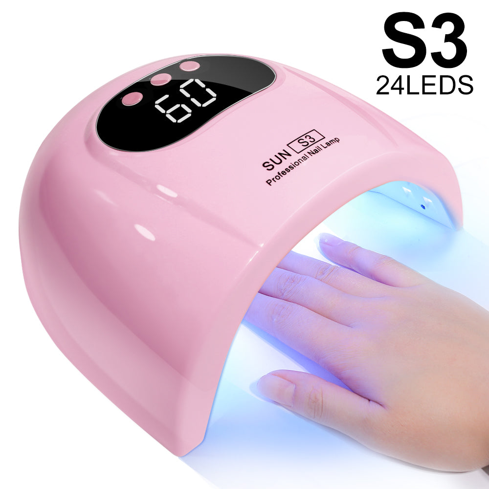 UV Nail Lamp, UV Light For Gel Nails LED Nail Dryer With 3 Timer, Smart Sensor, LCD Display Fast Curing Gel Nail Polish Nail Art Tools Manicure Accessories